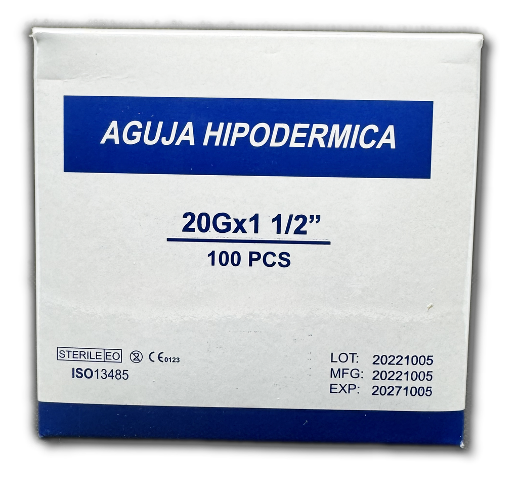 Aguja 20G x 1 1/2"
