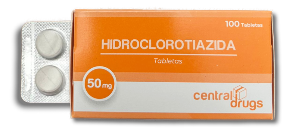 Hidroclorotiazida CD 50 mg, tabletas