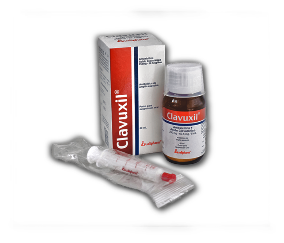 Clavuxil, suspensión