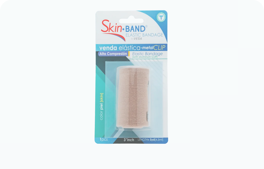 Venda Elastica con Clip (7.5 cm x 4.5 mt)