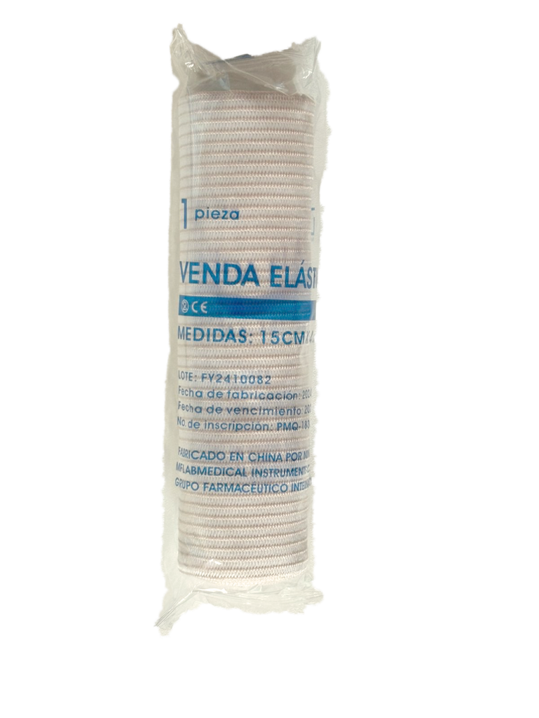 Venda Elástica con Clip (15 cmx 4.5 mt)