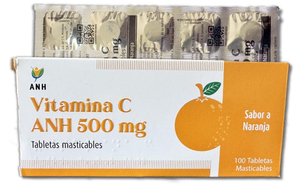Vitamina C, tableta masticable