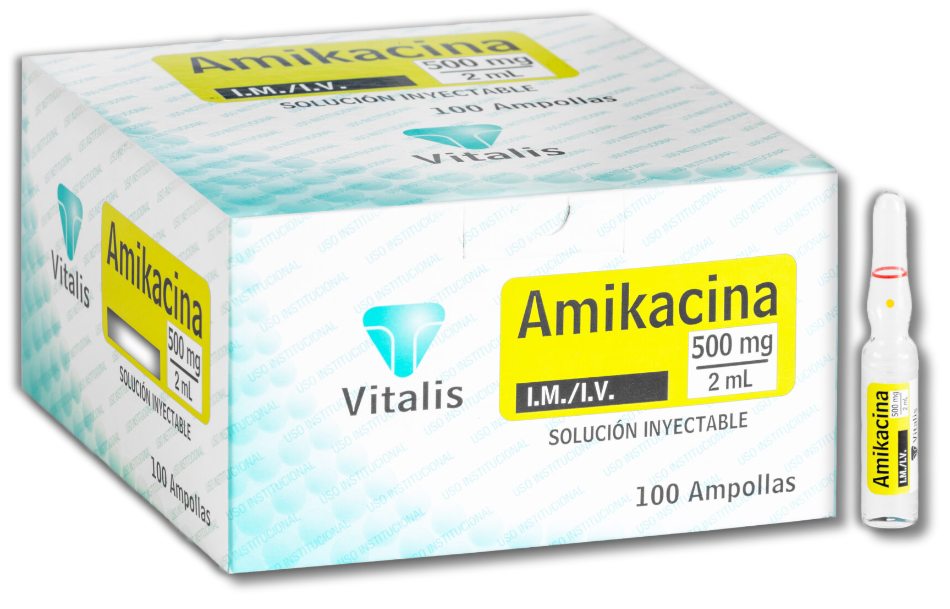 Amikacina IM/IV 500 mg  - CX100 -