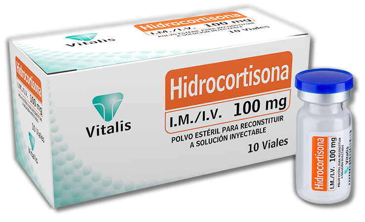 Hidrocortisona 100 mg, IM/IV