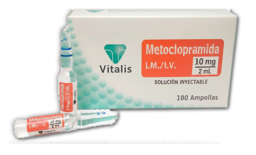 Metoclopramida 10 mg/2 mL, IM/IV -CX100-