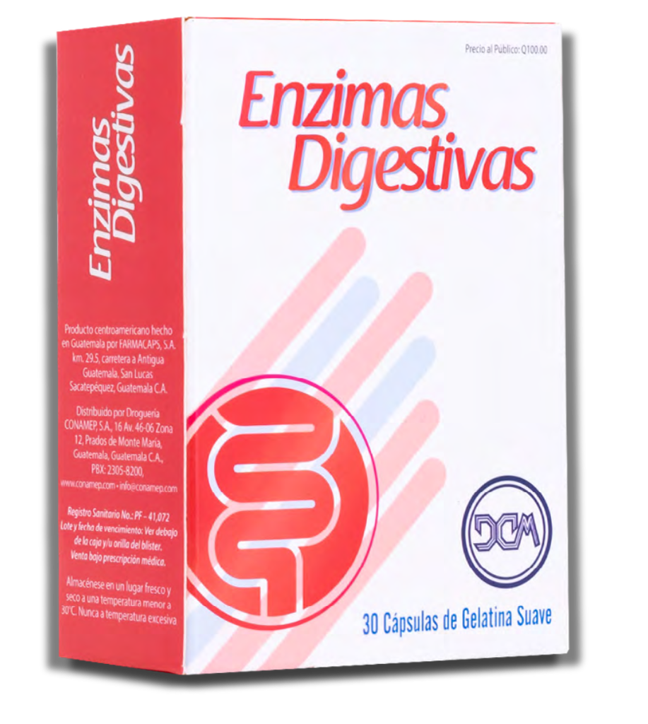 Enzimas Digestivas, 30 caps