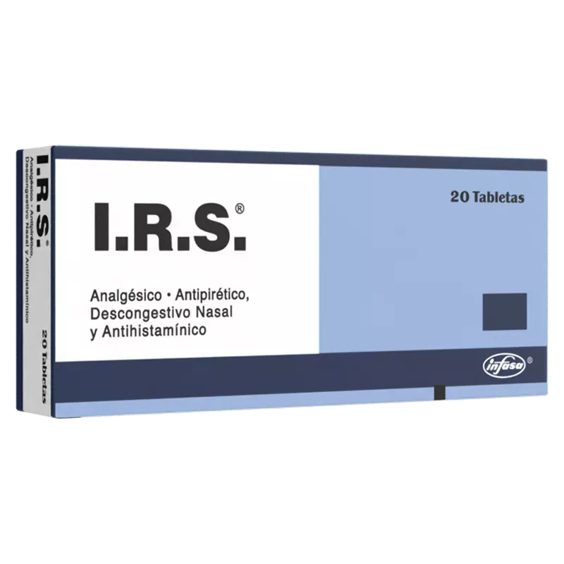 I.R.S. Tabletas, 20 tabs