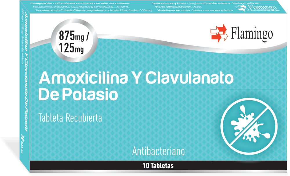 Amoxicilina y Clavulanato (875/125), 15 tabs
