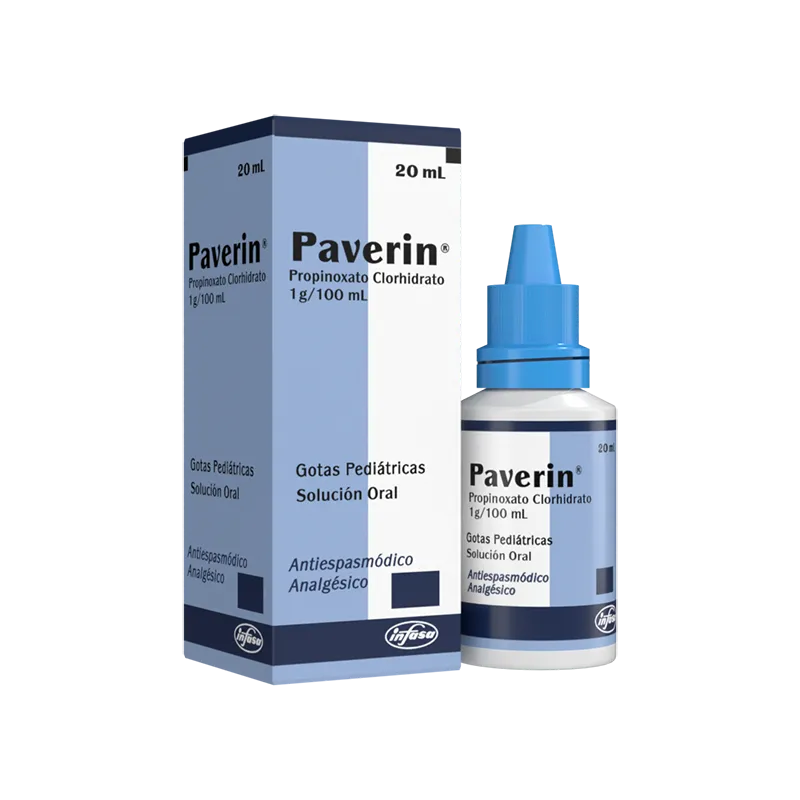 Paverin gotas, 20 mL