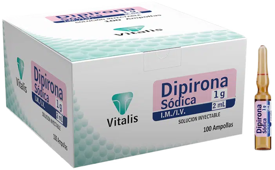 Dipirona Sódica 1 G/2 mL - CX100 - 