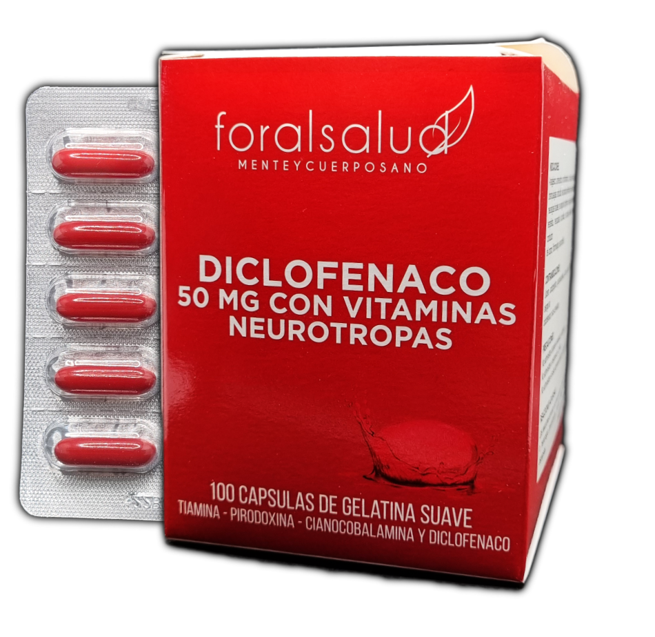 Diclofenaco + Neurotropas, caja x 100