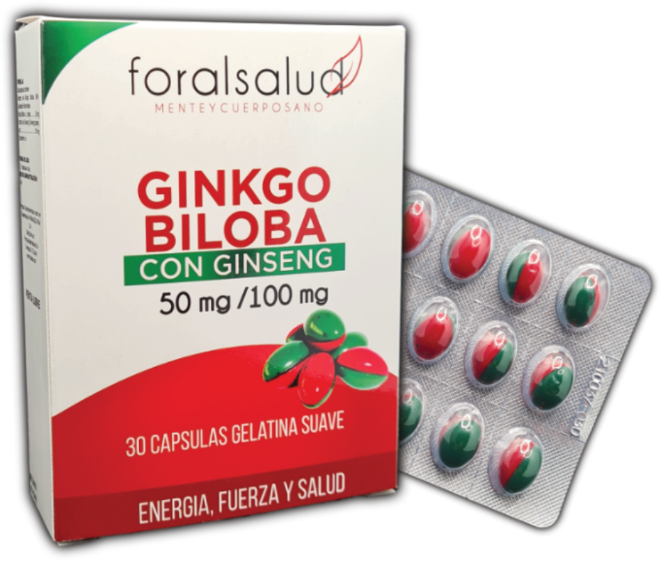 Ginkgobiloba + Ginseng, blister x 30 caps