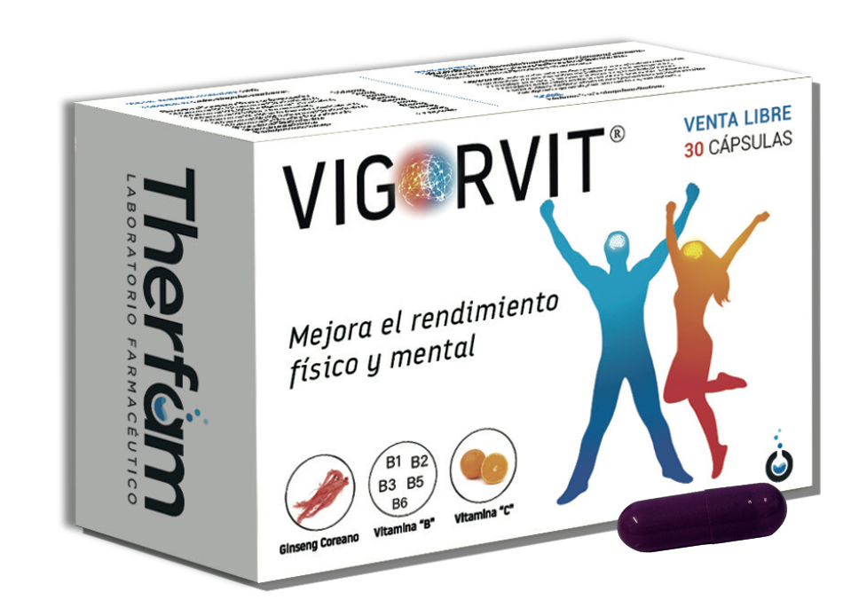 Vigorvit con Ginseng, caja x 30 caps