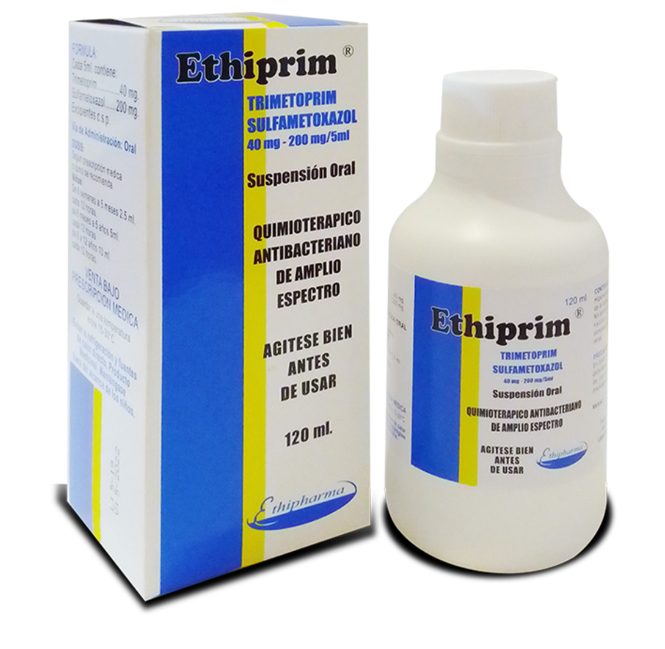 Trimetoprim Sulfametoxasol 40-200 mg/5 mL - 100 mL (copia)