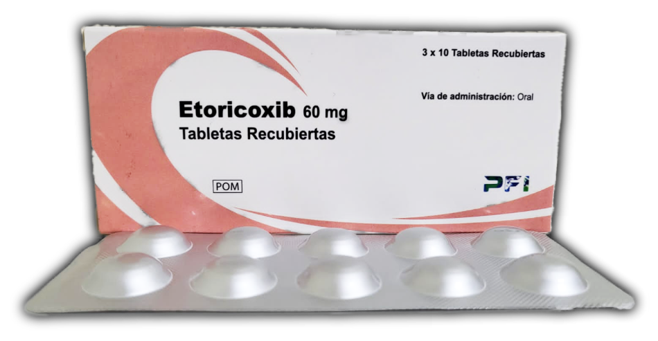 Etoricoxib 60 mg, 1x30 tabs
