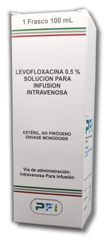 Levofloxacina Inyectable 500 mg/100 mL (copia)