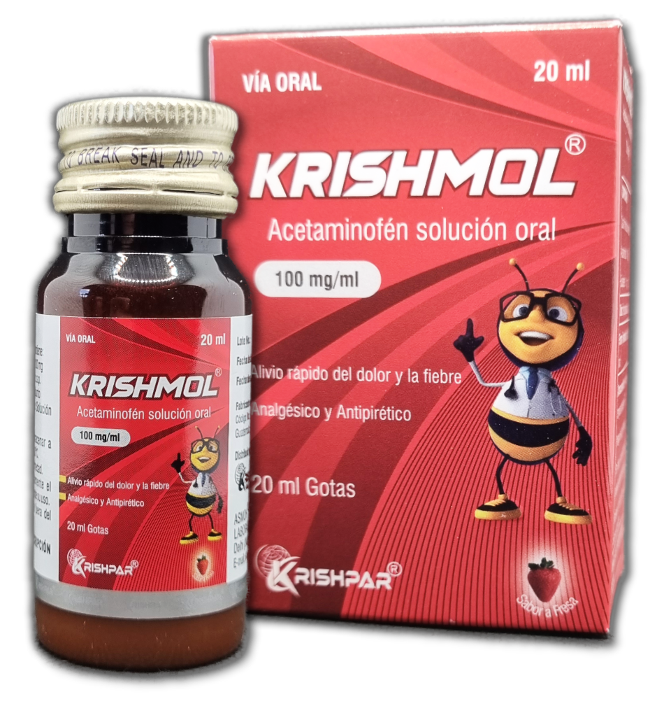 Krishmol, gotas - 20 mL - 100 mg/ mL