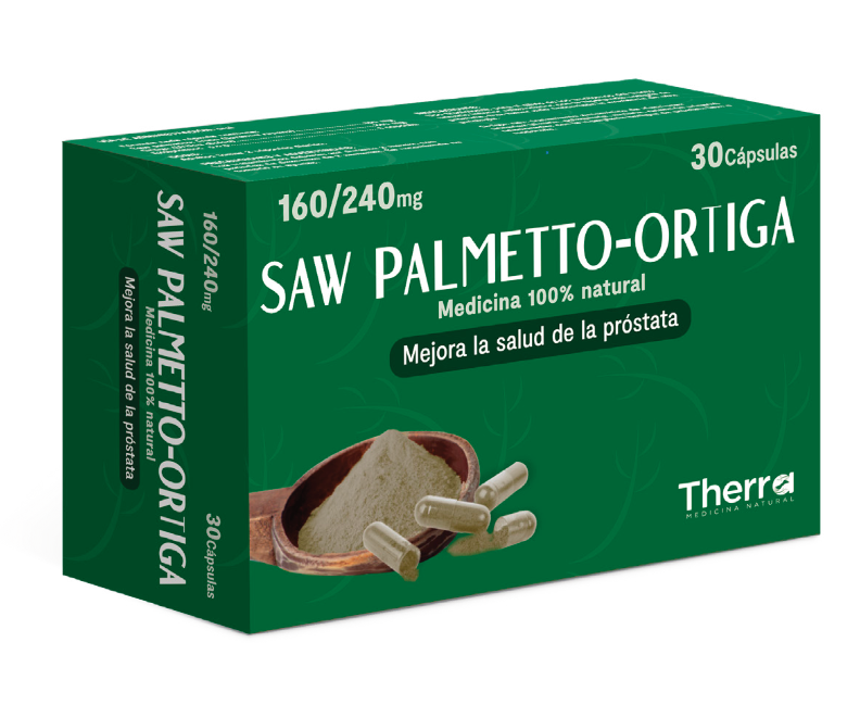 Saw Palmetto - Ortiga 160/240 mg, cápsulas