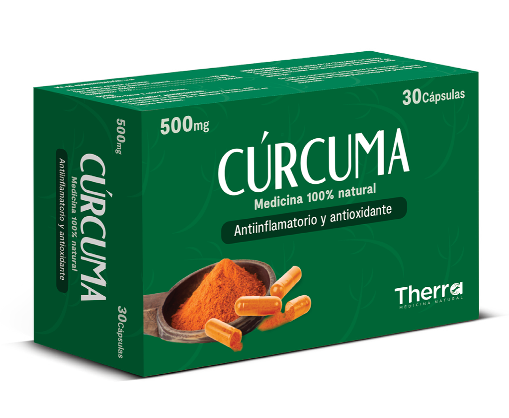 Curcuma - 500 mg, cápsulas