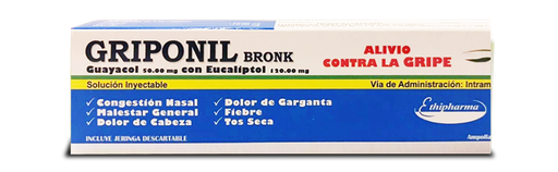 [E-010] Griponil Bronk, Kit Inyectable
