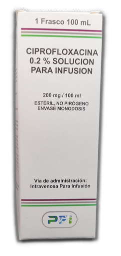 [AC-PH-027] Ciprofloxacina Inyectable 200 mg, 100 mL (copia)