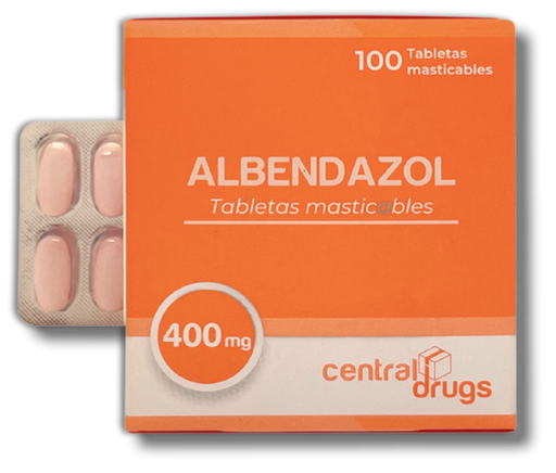 [CD-002] Albendazol 400 mg, Tabletas masticables