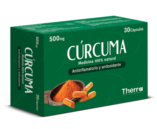 [TH-T-022] Curcuma - 500 mg, cápsulas