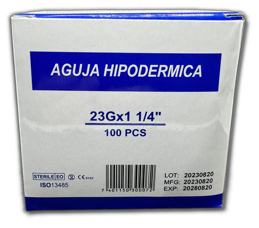 [TH-030] Aguja 23G x 1 1/4"