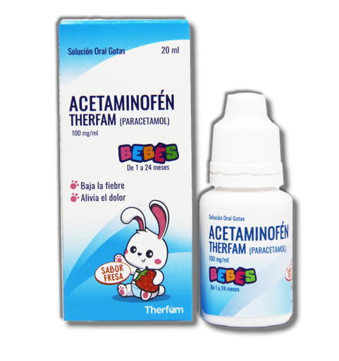 [TH-033] Acetaminofén Therfam, Gotas