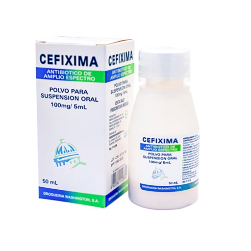 [W-004] Cefixima 100mg/5 mL, suspensión