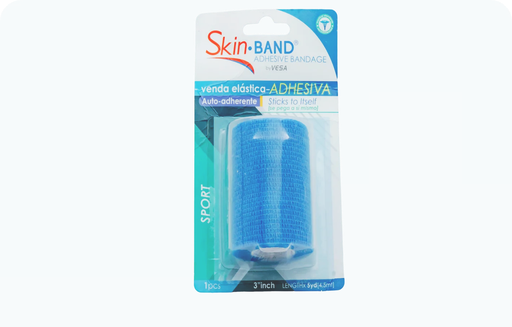 [V-001] Venda Elástica Adhesiva Azul