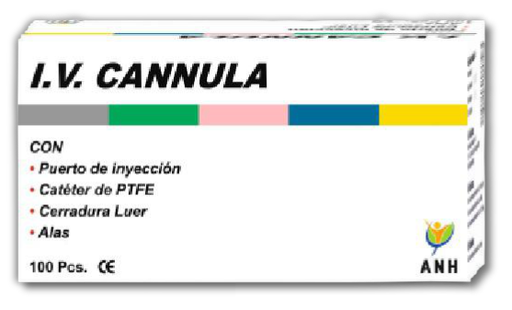 [ANH-004] Canulas I.V. - No. 24G