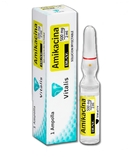 [VI-002] Amikacina IM/IV 500 mg, ampolla