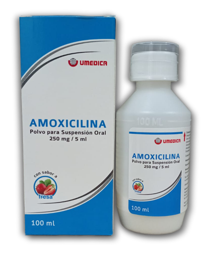 [U-005] Amoxicilina 250mg/5 mL, polvo para suspensión