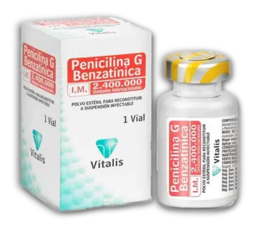 [VI-016] Penicilina G Benzatínica 2.4M, IM - vial