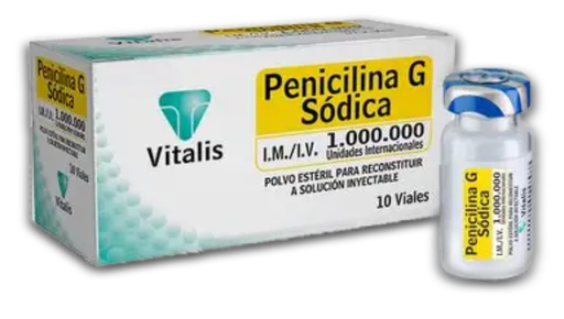 [VI-017] Penicilina G Sódica 1.0M, IM/IV - vial