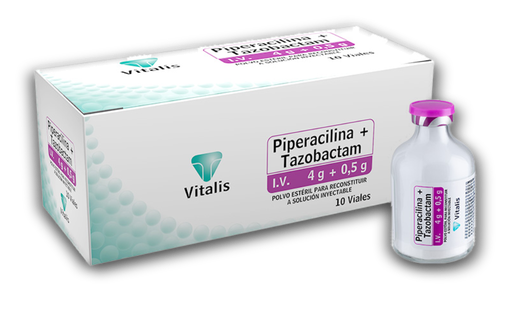 [VI-018] Piperacilina+Tazobactam (4g/0.5g), IV - Vial