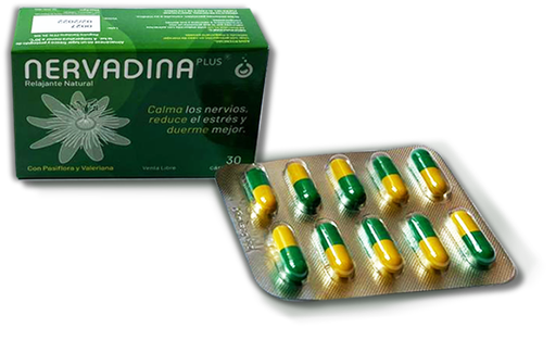 [TH-042] Nervadina Plus, caja x 30 cápsulas