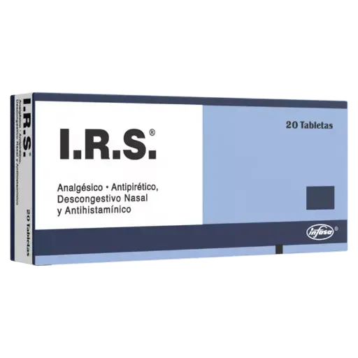 [IN-006] I.R.S. Tabletas, 20 tabs