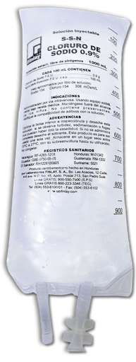 [FL-002] Cloruro de Sodio FINLAY 0.9%, bolsa 250 mL
