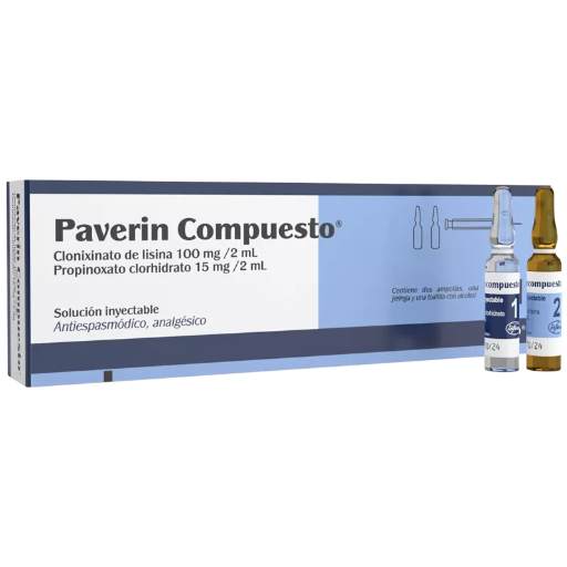 [IN-010] Paverin compuesto, sol. iny. 2 mL