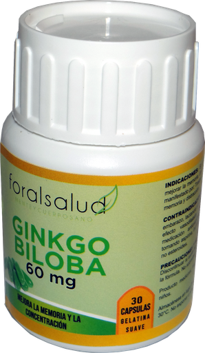 [FS-013-1] Ginkgobiloba 60 mg, frasco x 30 caps