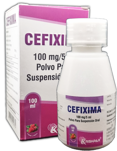 [KH-013] Cefixima 100 mg/5 mL, polvo suspension