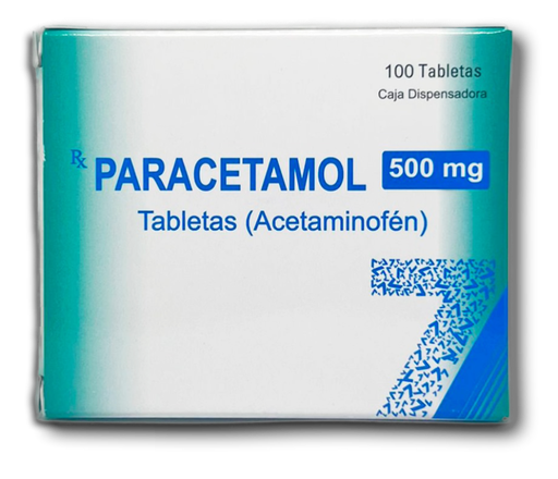 [SP-010] Paracetamol 500mg; caja x 100