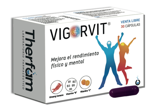 [TH-015] Vigorvit con Ginseng, caja x 30 caps